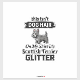 Scottish Terrier Glitter Funny Dog Lover Design_1