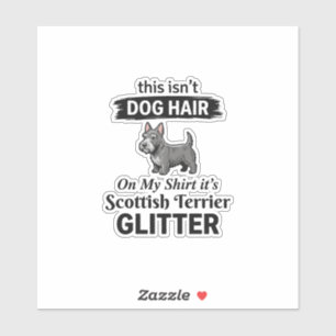 Scottish Terrier Glitter Funny Dog Lover Design_1
