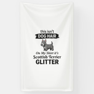 Scottish Terrier Glitter Funny Dog Lover Design_1 Banner