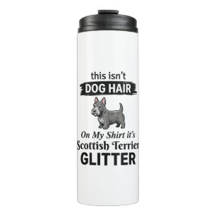 Scottish Terrier Glitter Funny Dog Lover Design_1 Thermal Tumbler