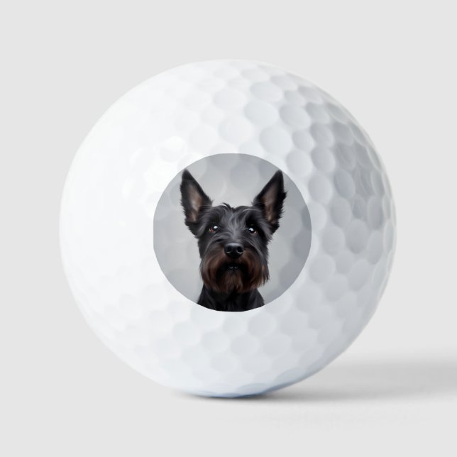 Scottish Terrier Golf Balls (Front)