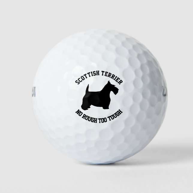Scottish Terrier Golf Balls (Front)