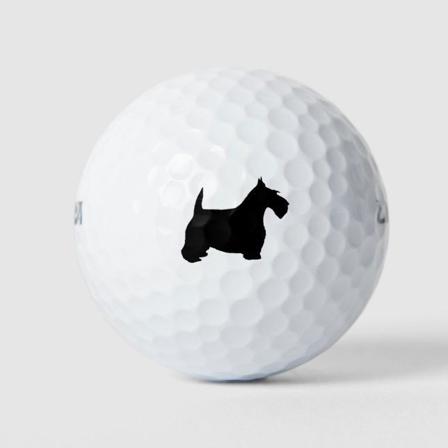 Scottish Terrier Golf Balls (Front)