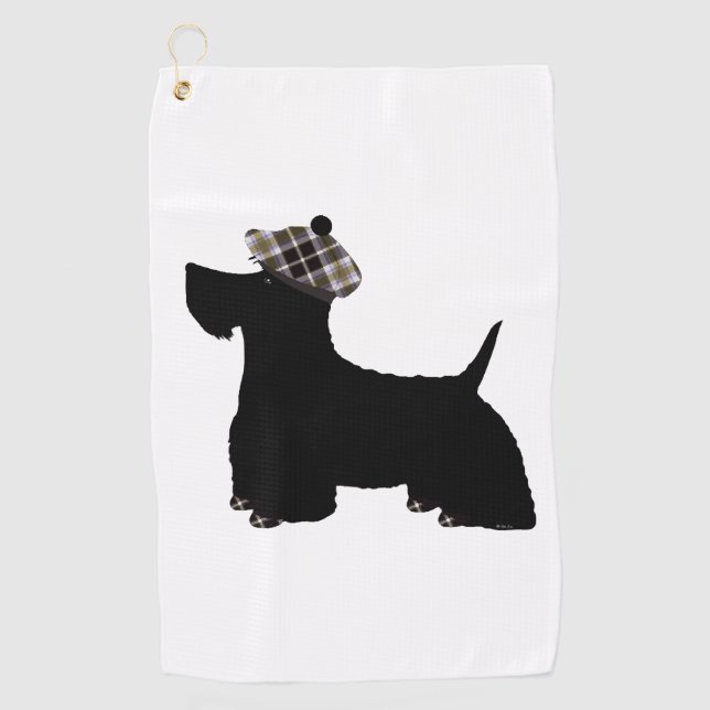 Scottish Terrier Golf Towel (Front)