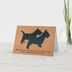 Scottish Terrier Greeting Card