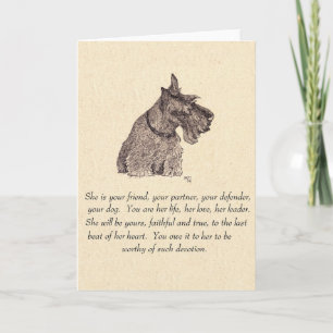Scottish Terrier Greeting Card