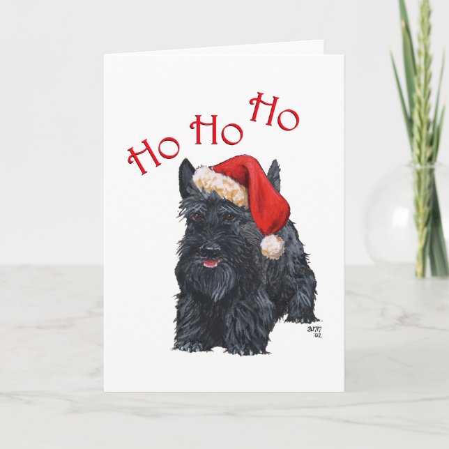 Scottish Terrier Greeting Card (Front)