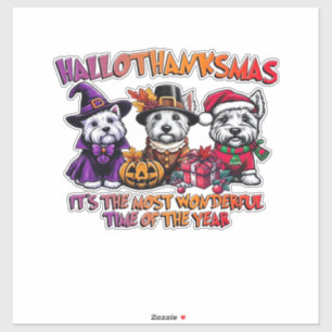 Scottish Terrier Halloween Thanksgiving Christmas