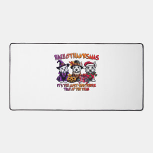 Scottish Terrier Halloween Thanksgiving Christmas Desk Mat