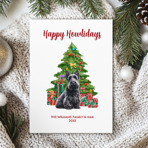 Scottish Terrier Happy Howlidays Card