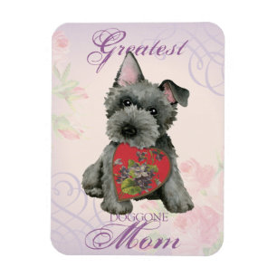 Scottish Terrier Heart Mum Magnet