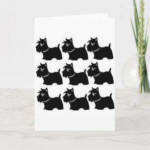 SCOTTISH TERRIER HOLIDAY CARD