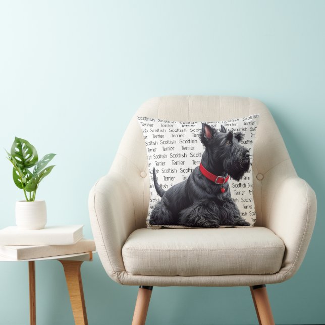 Scottish Terrier in Cushion (Chair)