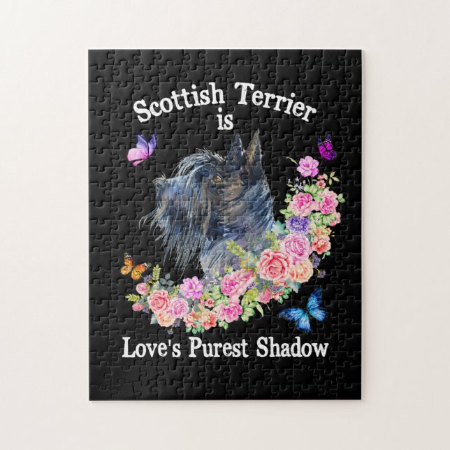 Scottish Terrier is love's purest shadow Jigsaw Puzzle (Vertical)