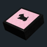 Scottish Terrier Jewellery Box<br><div class="desc">A  Scottish Terrier  give this jewellery  box retro style. Use this Scottie dog box as a jewellery box,  trinket box,  gift box,  gift,  keepsake box,  decor,  art,  Christmas box,  etc... .The design is from original art.</div>