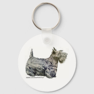 Scottish Terrier Key Ring