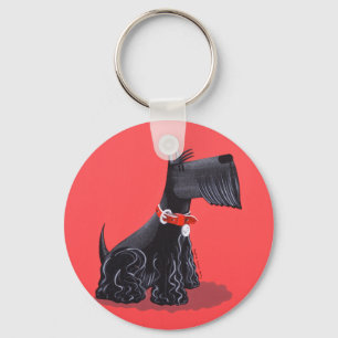 Scottish Terrier Key Ring