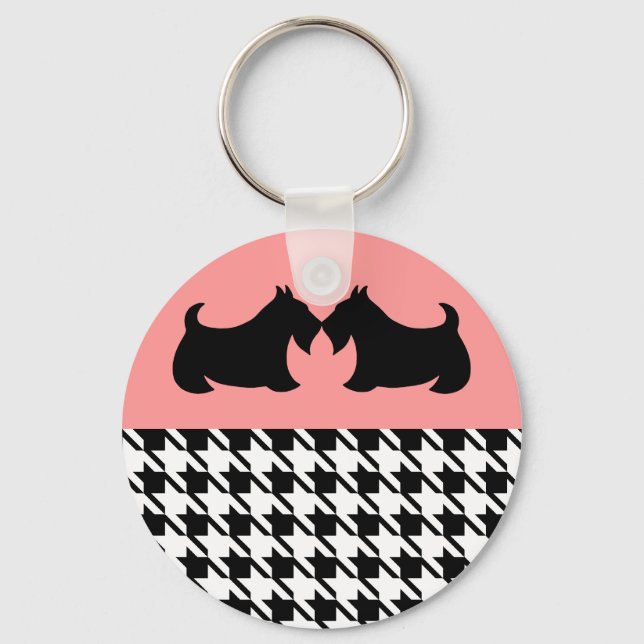 Scottish Terrier Keyring (Front)