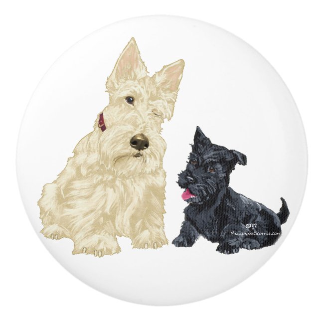Scottish Terrier Knobs (Front)
