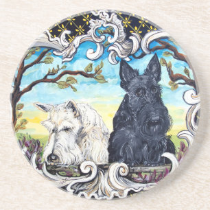 Scottish Terrier Landscape Coaster