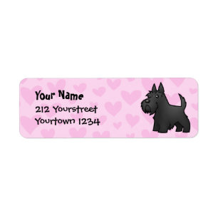 Scottish Terrier Love Return Address Label