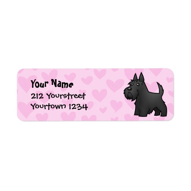 Scottish Terrier Love Return Address Label (Front)