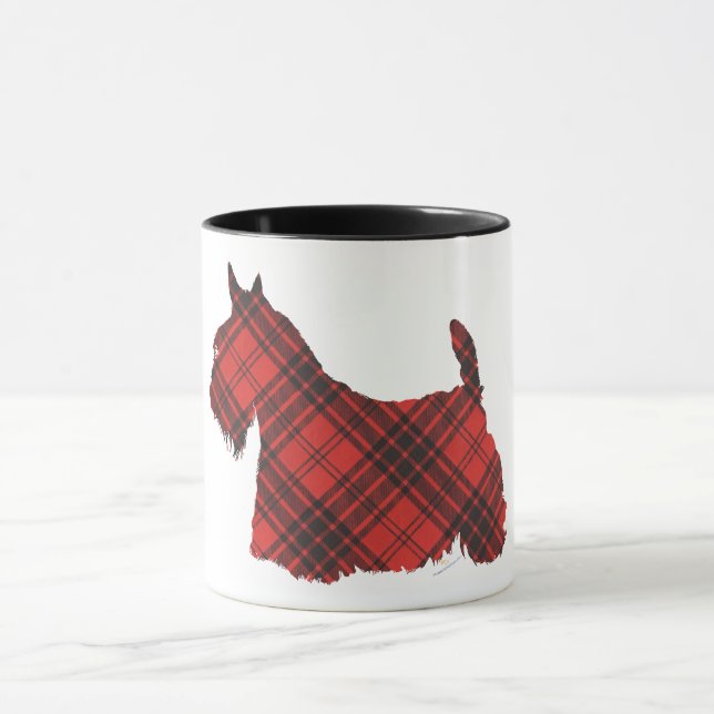 Scottish Terrier Maxwell Tartan Mug (Center)