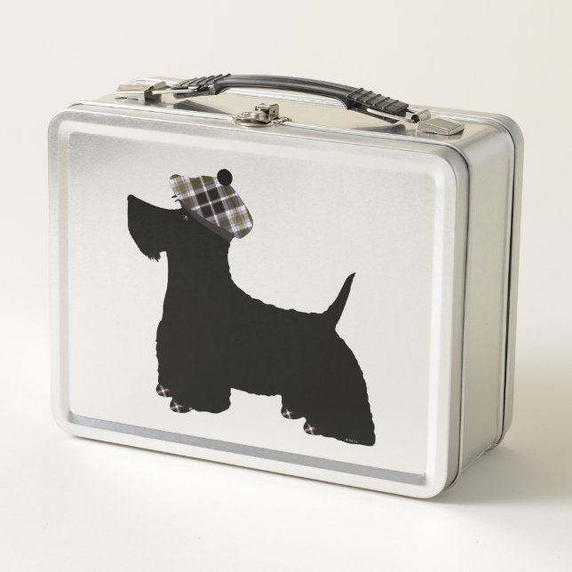 Scottish Terrier Metal Lunch Box (Front)