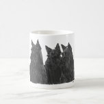 Scottish Terrier Mug<br><div class="desc">Created from my original painting Scottish Terrier on a mug.  Collect several designs to make a wonderful and unique set.  There are dozen different mug types to choose from! .Arooo!  Scotties Rule!!</div>
