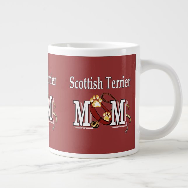 Scottish Terrier Mum Large Coffee Mug (Right)