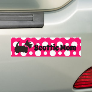 Scottish terrier mum, Scottie mum bumper sticker