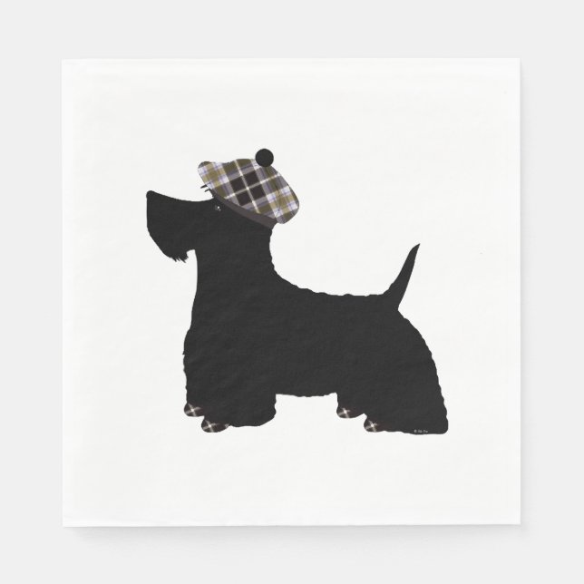 Scottish Terrier Napkin (Front)