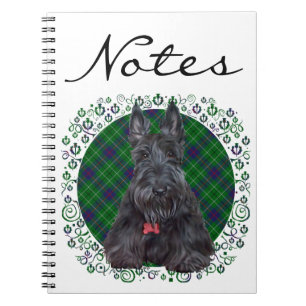 Scottish Terrier on Tartan Notebook