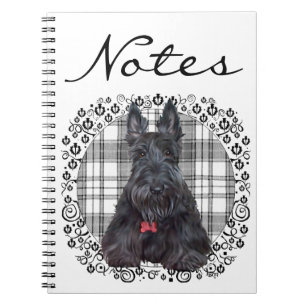 Scottish Terrier on Tartan Notebook