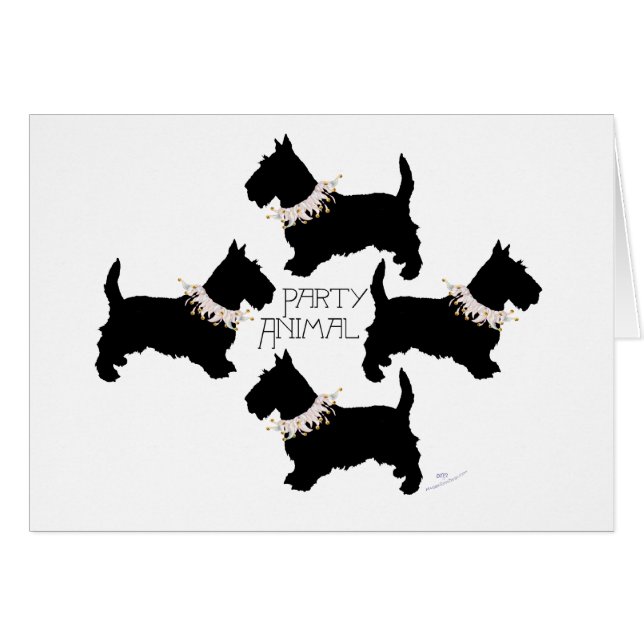 Scottish Terrier Party (Front Horizontal)
