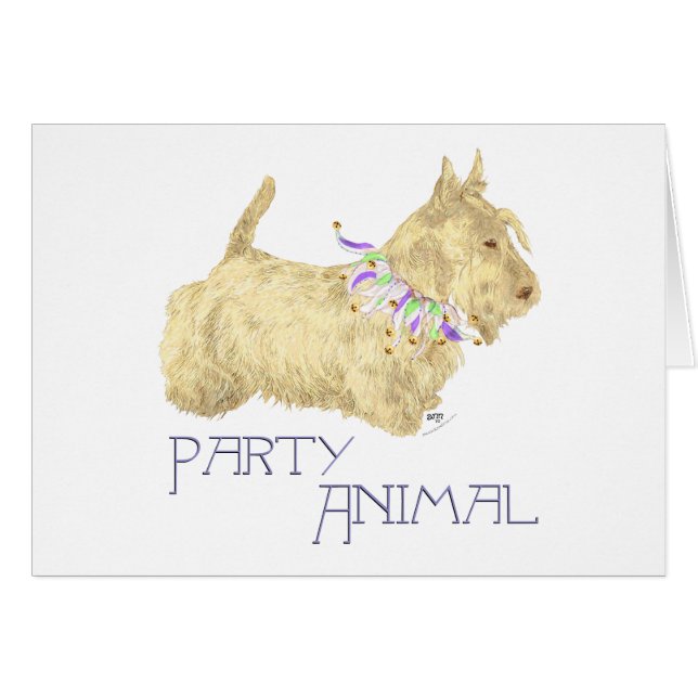 Scottish Terrier Party Animal (Front Horizontal)