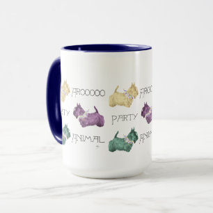 Scottish Terrier Party Animals Mug