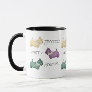 Scottish Terrier Party Animals Mug