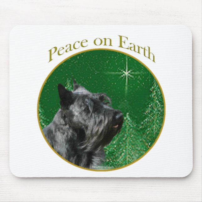 Scottish Terrier Peace Mouse Pad (Front)