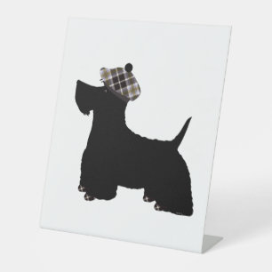 Scottish Terrier Pedestal Sign