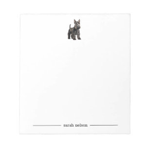 Scottish Terrier Personalised Notepad