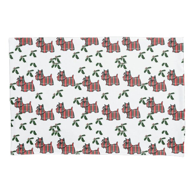 Scottish Terrier Pillowcase (Front)