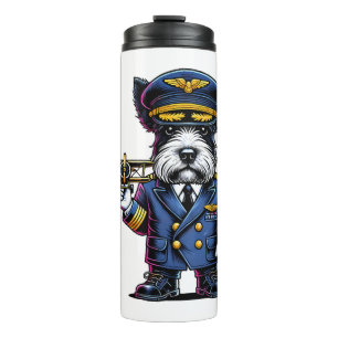 Scottish Terrier Pilot Thermal Tumbler