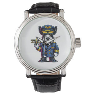 Scottish Terrier Pilot Watch