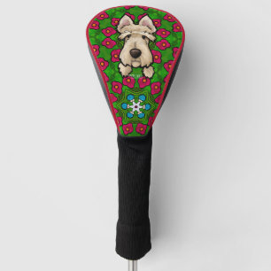 Scottish Terrier Poppies Golf Head Cover