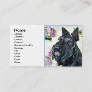Scottish Terrier Portrait Business Card