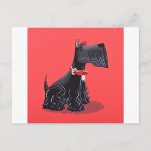 Scottish Terrier Postcard