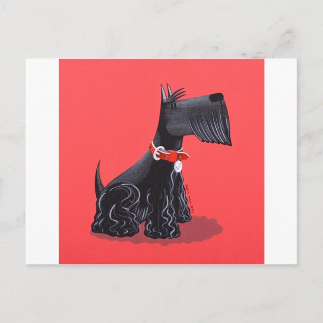 Scottish Terrier Postcard (Front)
