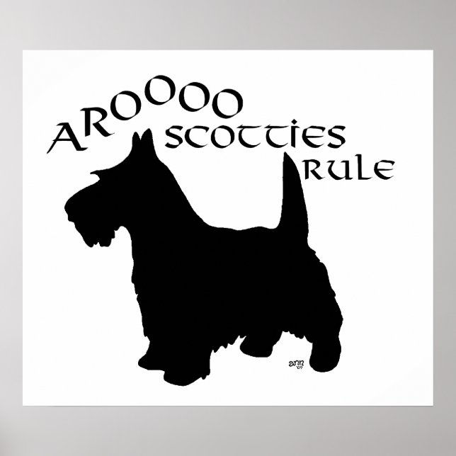 Scottish Terrier Poster (Front)