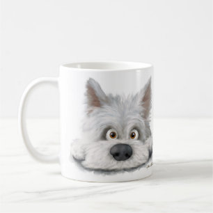 Scottish Terrier Puppy Cartoon Coffee Mug